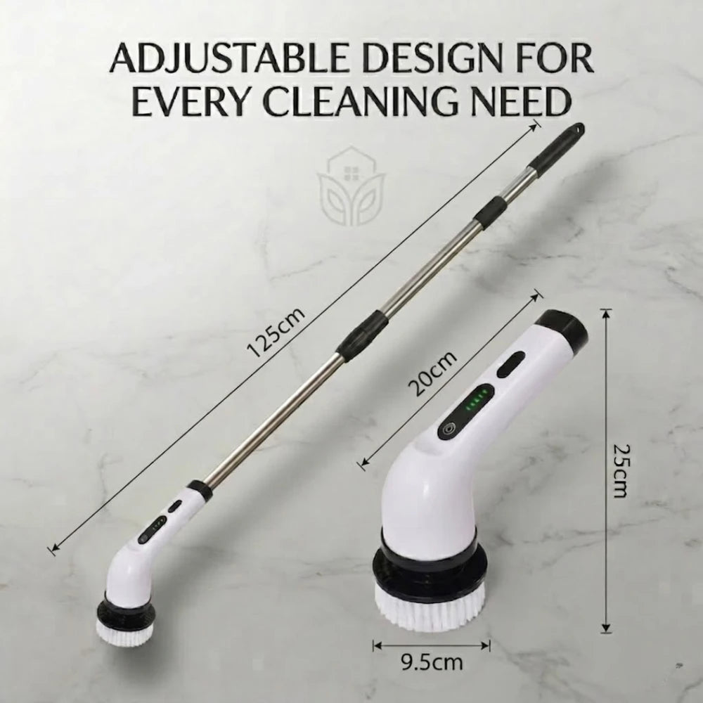 Multipurpose Cordless Cleaning Brush for Every Surface